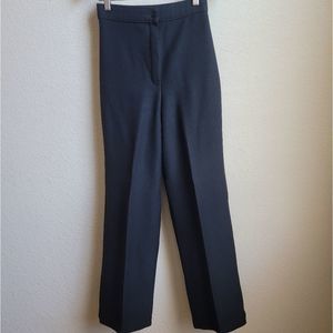 Vtg High Rise Trousers Black